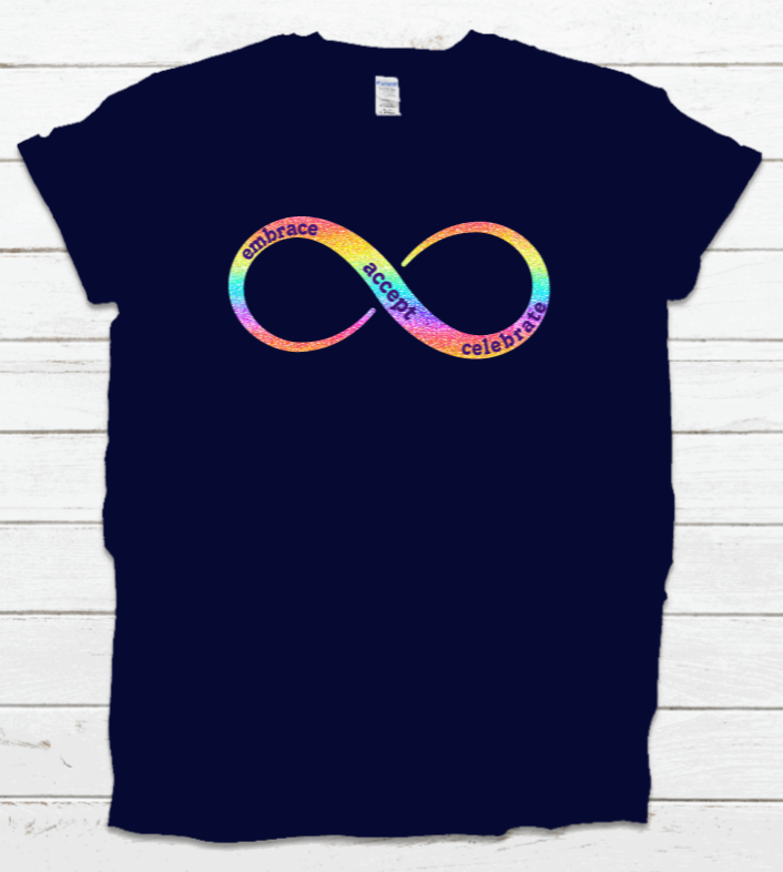 Neurodiversity adult t-shirt